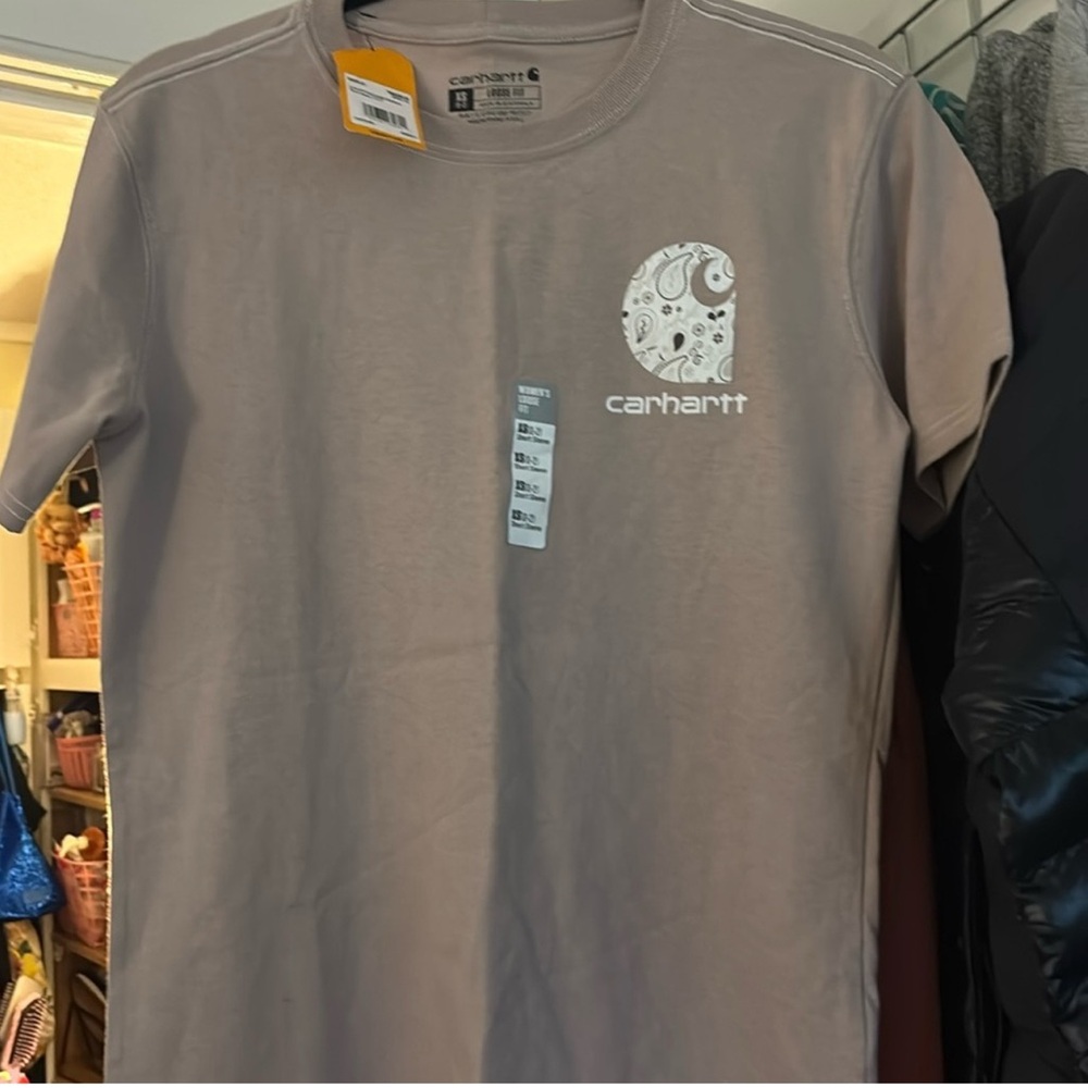 Carhartt Gray Short Sleeve Tee NWT!!